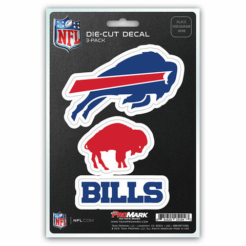 ~Buffalo Bills Decal Die Cut Team 3 Pack~ backorder