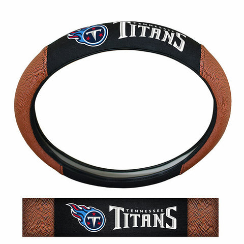 ~Tennessee Titans Steering Wheel Cover - Premium Pigskin - Special Order~ backorder