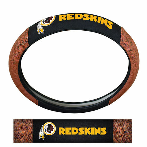 ~Washington Redskins Steering Wheel Cover Premium Pigskin Style~ backorder