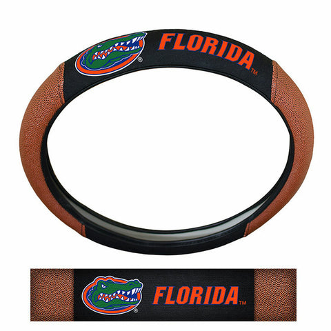 Florida Gators Steering Wheel Cover Premium Pigskin Style - Special Order