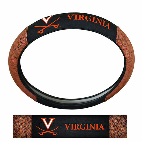 ~Virginia Cavaliers Steering Wheel Cover - Premium Pigskin - Special Order~ backorder