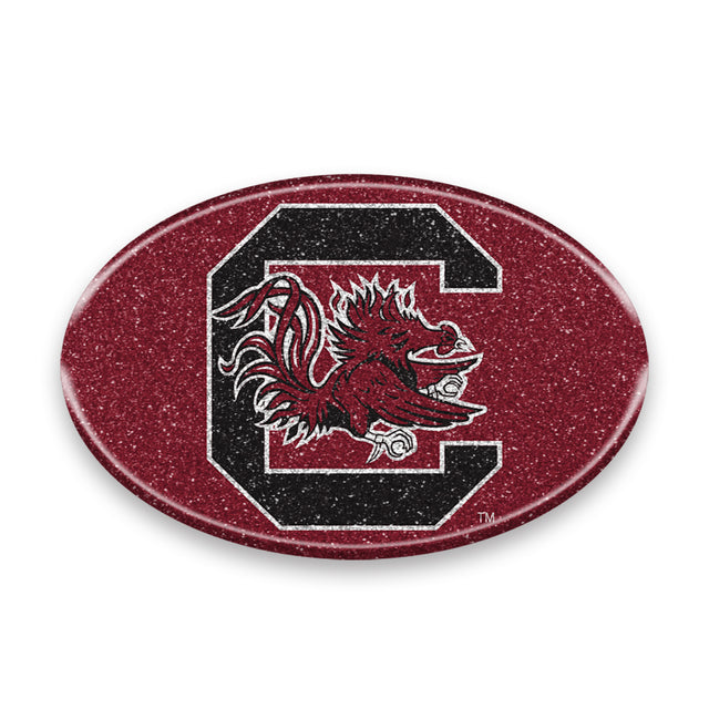 South Carolina Gamecocks Auto Emblem - Oval Color Bling