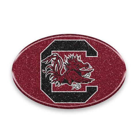 South Carolina Gamecocks Auto Emblem - Oval Color Bling