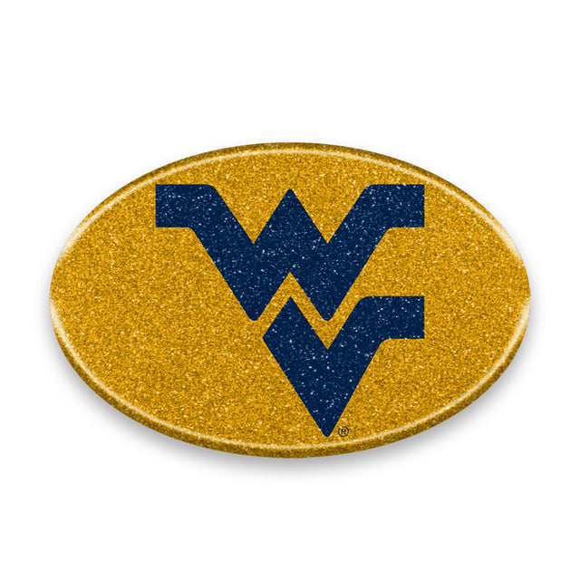 Emblema para automóvil de los Mountaineers de Virginia Occidental: color ovalado brillante