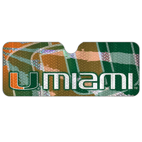 Miami Hurricanes Auto Sun Shade 59x27