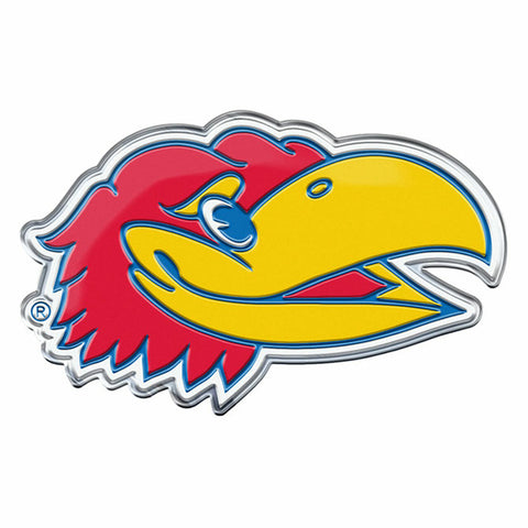 Kansas Jayhawks Auto Emblem Color Alternate Logo - Special Order