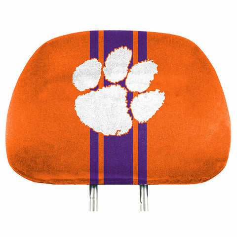 ~Clemson Tigers Headrest Covers Full Printed Style - Special Order~ backorder