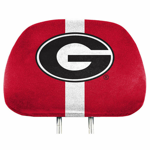 ~Georgia Bulldogs Headrest Covers Full Printed Style - Special Order~ backorder