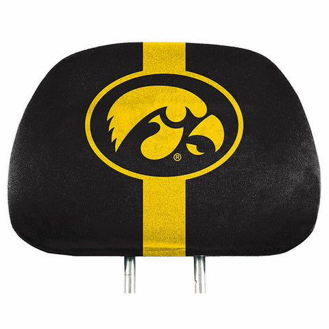 ~Iowa Hawkeyes Headrest Covers Full Printed Style - Special Order~ backorder