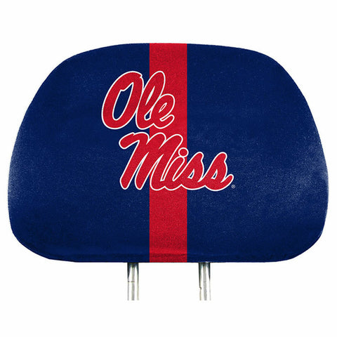 ~Mississippi Rebels Headrest Covers Full Printed Style - Special Order~ backorder