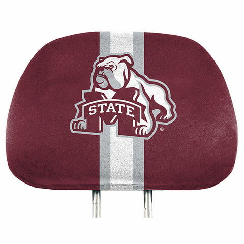 Mississippi State Bulldogs Headrest Covers Full Printed Style - Special Order
