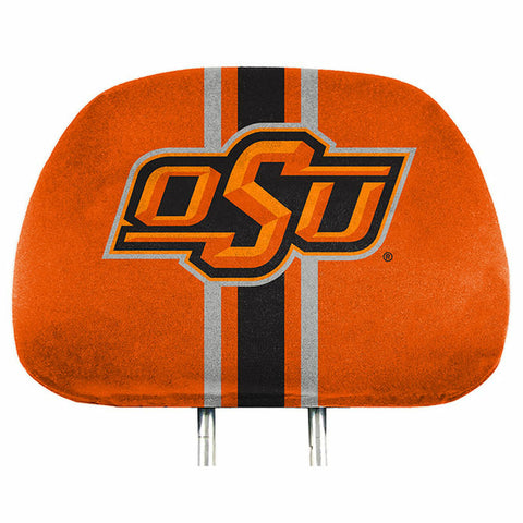 ~Oklahoma State Cowboys Headrest Covers Full Printed Style - Special Order~ backorder