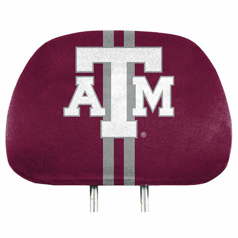 ~Texas A&M Aggies Headrest Covers Full Printed Style - Special Order~ backorder