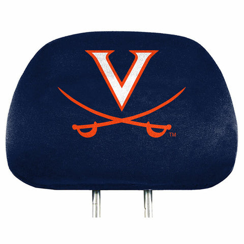 ~Virginia Cavaliers Headrest Covers Full Printed Style - Special Order~ backorder