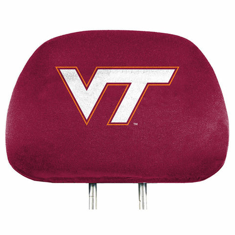 ~Virginia Tech Hokies Headrest Covers Full Printed Style - Special Order~ backorder