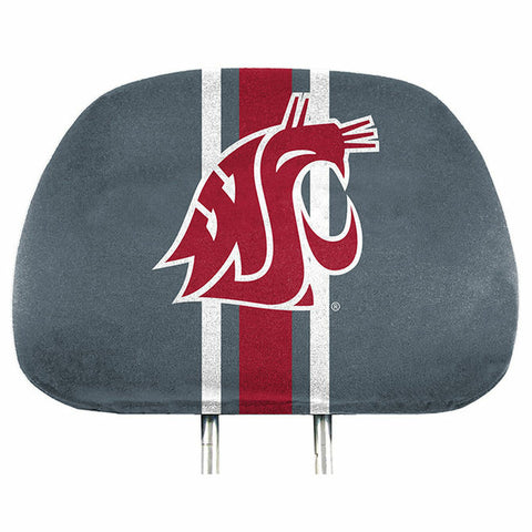 ~Washington State Cougars Headrest Covers Full Printed Style - Special Order~ backorder