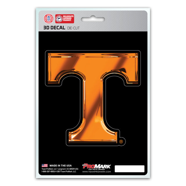 Tennessee Volunteers Decal 5x8 Die Cut 3D Logo Design