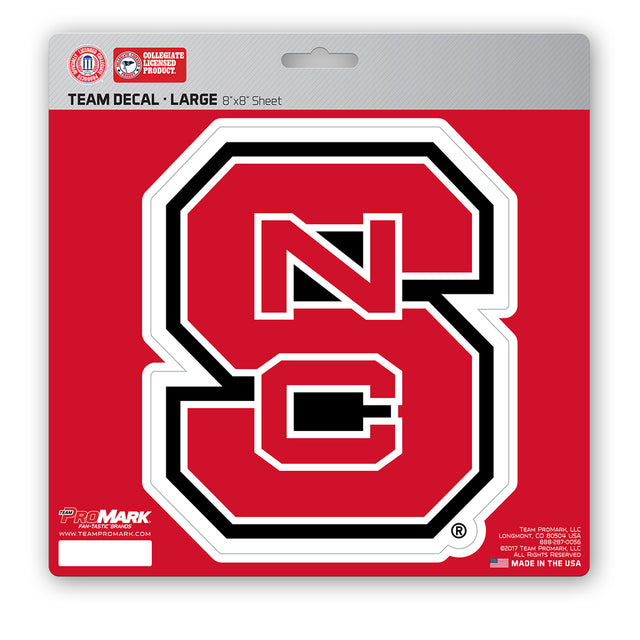 North Carolina State Wolfpack Decal 8x8 Die Cut