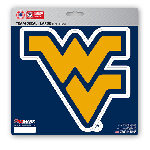 West Virginia Mountaineers Decal 8x8 Die Cut