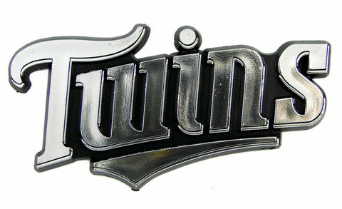 Minnesota Twins Auto Emblem Silver Chrome