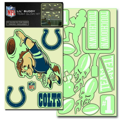 Indianapolis Colts Decal Lil Buddy Glow in the Dark Kit