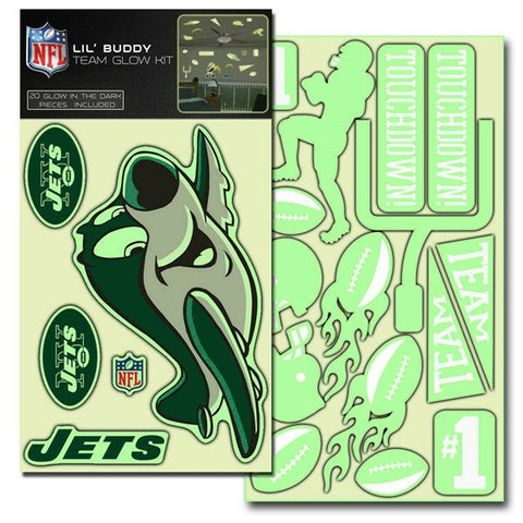 New York Jets Decal Lil Buddy Glow in the Dark Kit