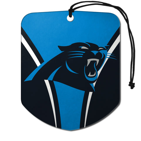 Carolina Panthers Air Freshener Shield Design 2 Pack