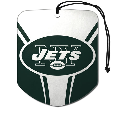 New York Jets Air Freshener Shield Design 2 Pack