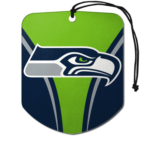 Seattle Seahawks Air Freshener Shield Design 2 Pack