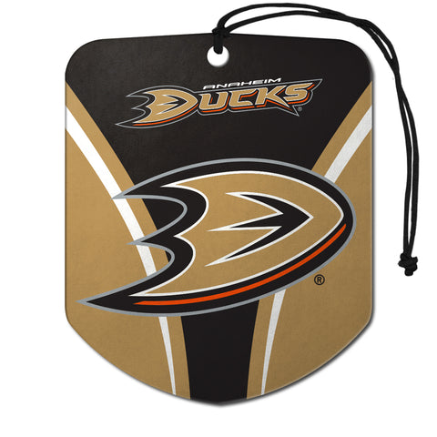 ~Anaheim Ducks Air Freshener Shield Design 2 Pack - Special Order~ backorder