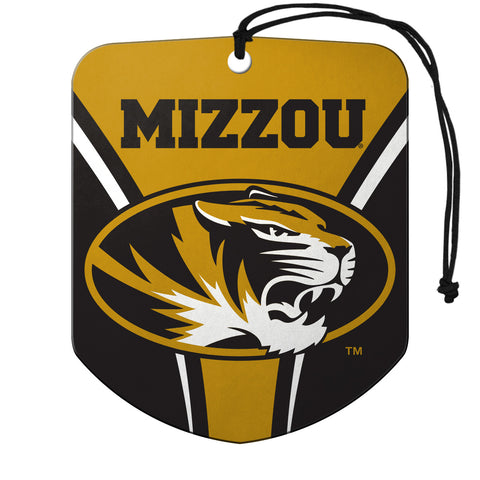 ~Missouri Tigers Air Freshener Shield Design 2 Pack - Special Order~ backorder