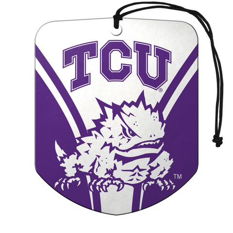 ~TCU Horned Frogs Air Freshener Shield Design 2 Pack - Special Order~ backorder