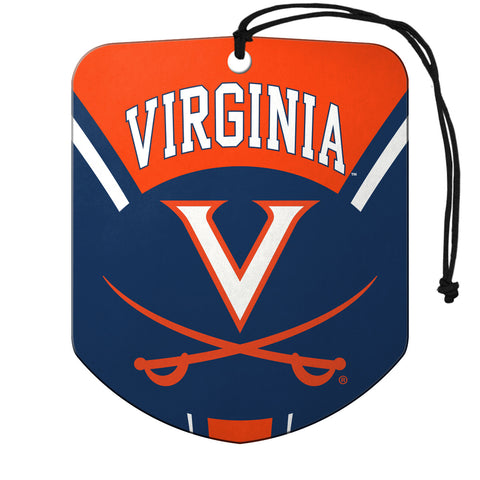 ~Virginia Cavaliers Air Freshener Shield Design 2 Pack - Special Order~ backorder
