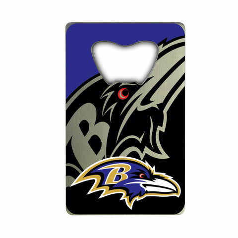 Baltimore Ravens Bottle Opener Credit Card Style - Special Order