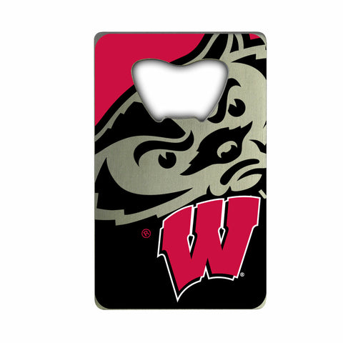 ~Wisconsin Badgers Bottle Opener Credit Card Style - Special Order~ backorder