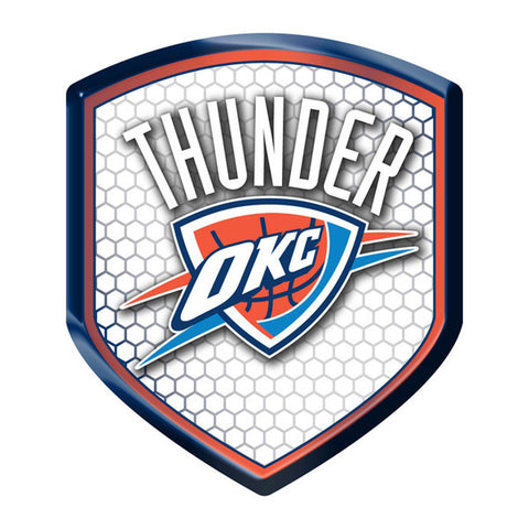 Oklahoma City Thunder Decal Shield Style Reflector Style CO