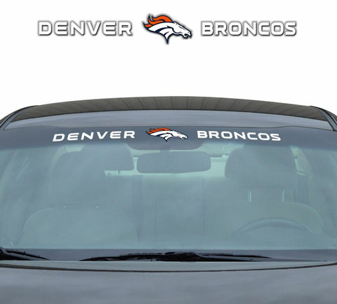 ~Denver Broncos Decal 35x4 Windshield~ backorder