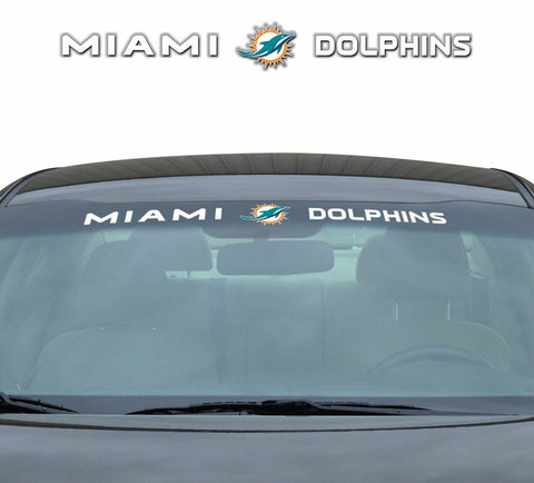 ~Miami Dolphins Decal 35x4 Windshield~ backorder
