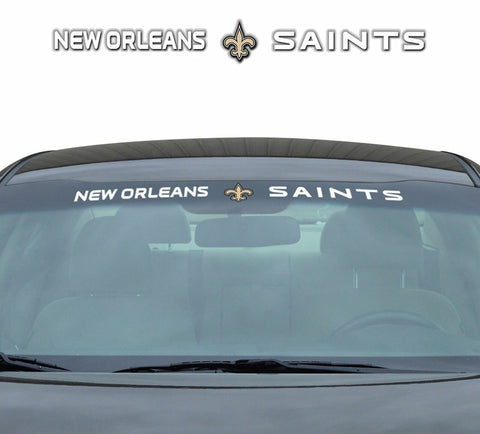 New Orleans Saints Decal 35x4 Windshield