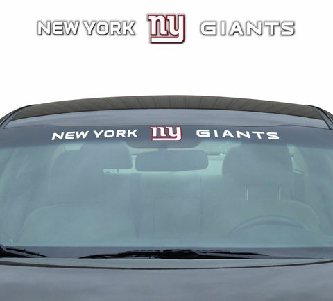 New York Giants Decal 35x4 Windshield