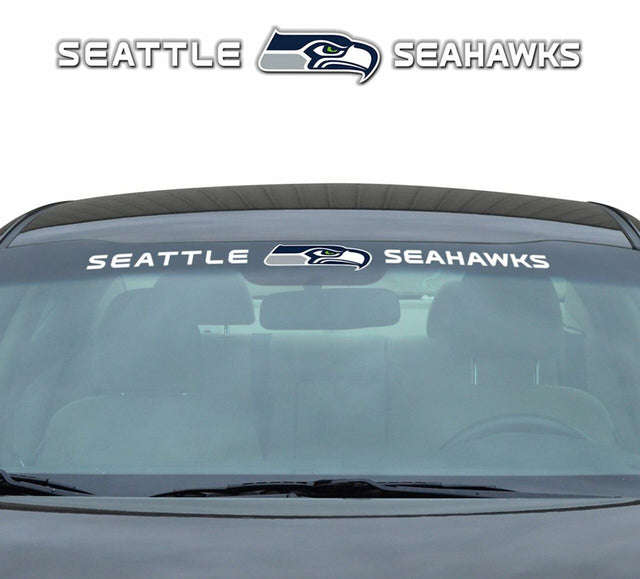 Calcomanía de los Seattle Seahawks para parabrisas de 35 x 4 pulgadas