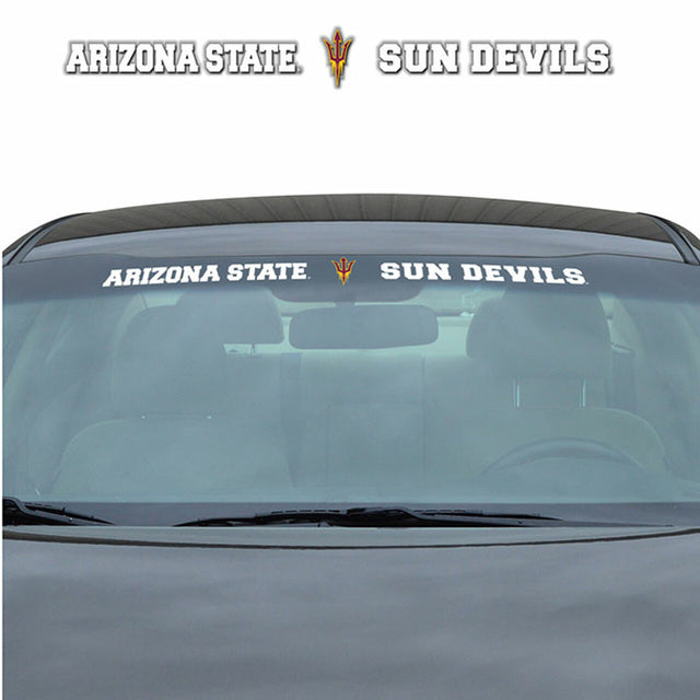 Calcomanía de los Sun Devils del estado de Arizona para parabrisas de 35 x 4 pulgadas