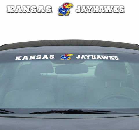 ~Kansas Jayhawks Decal 35x4 Windshield Style - Special Order~ backorder