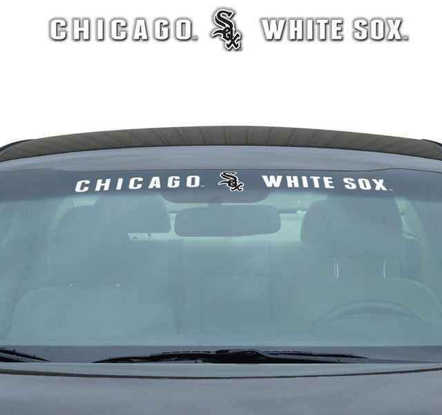 Calcomanía de los Chicago White Sox para parabrisas de 35 x 4 pulgadas