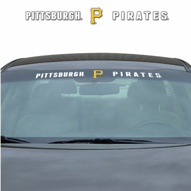 Pittsburgh Pirates Decal 35x4 Windshield