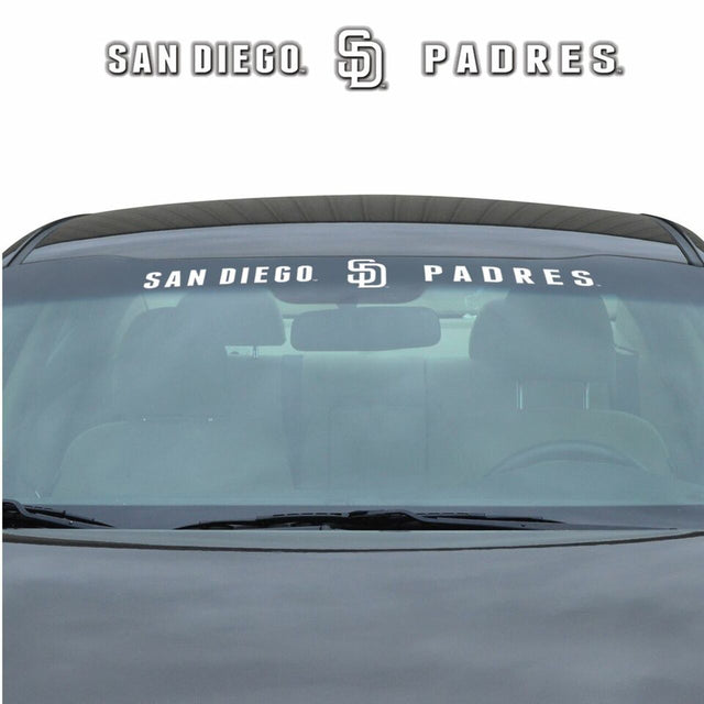 San Diego Padres Decal 35x4 Windshield