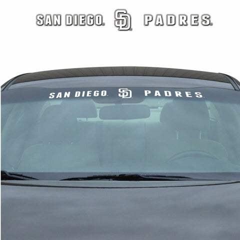 San Diego Padres Decal 35x4 Windshield - Special Order