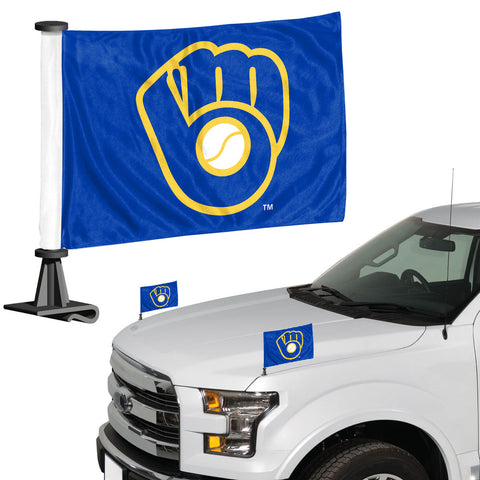 Milwaukee Brewers Flag Set 2 Piece Ambassador Style