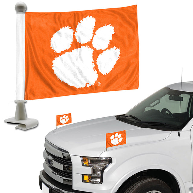 Juego de banderas de Clemson Tigers, 2 piezas, estilo Ambassador