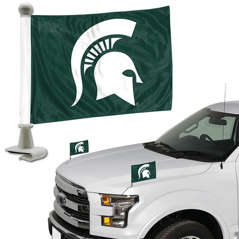 ~Michigan State Spartans Flag Set 2 Piece Ambassador Style~ backorder